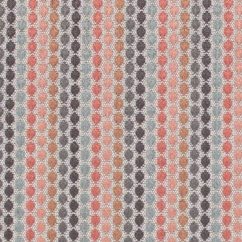 Tessuto righe multicolore - multicolore, a