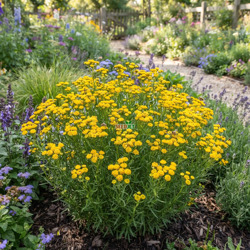 Ageratum giallo lonas inodora - ageratum,